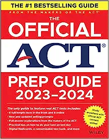 Cover of the 2023-2024 ACT prep guide