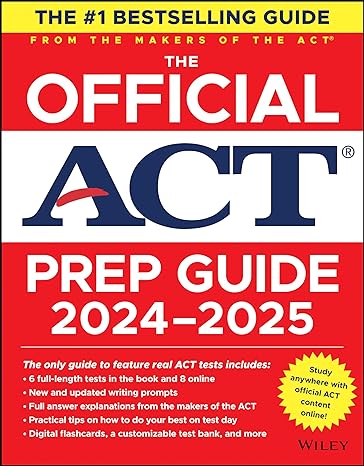 Cover of the 2024-2025 official ACT Prep Guide